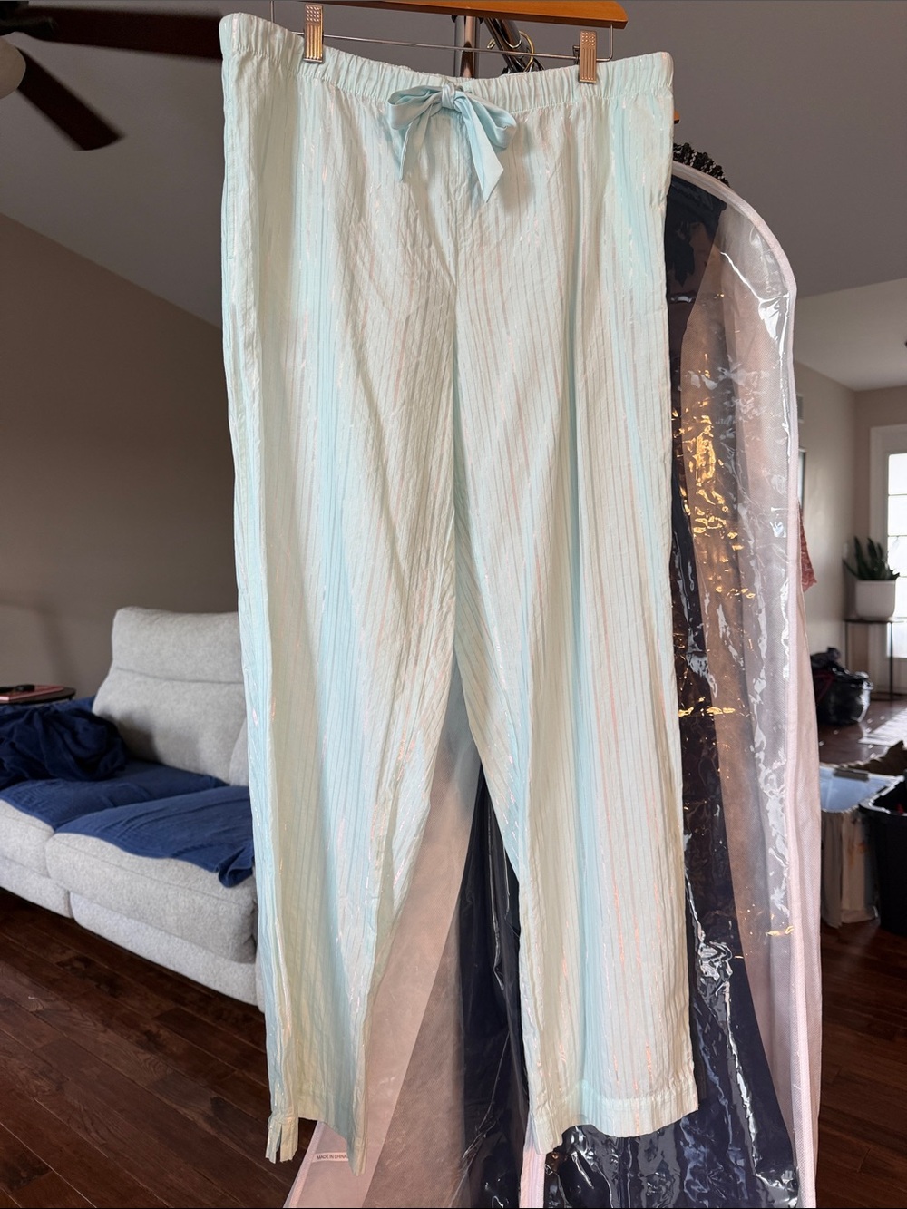 Victoria's Secret Light Blue/Aqua Lounge Pants